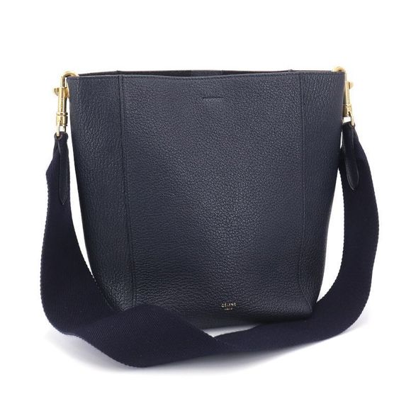 Celine Sangle Leather Bucket Bag - Picture 1 of 6